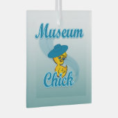 Museum Chick #3 Glas Ornament (Voorkant Rechts)
