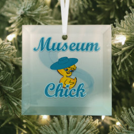 Museum Chick #3 Glas Ornament