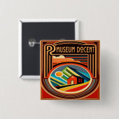 Museum Docent Button (Voorkant /achterkant)