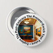 Museum Docent Button (Voorkant /achterkant)