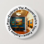 Museum Docent Button (Voorkant)
