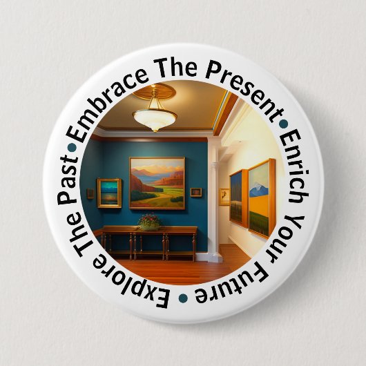 Museum Docent Button (Voorkant)