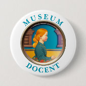 Museum Docent Button (Voorkant)