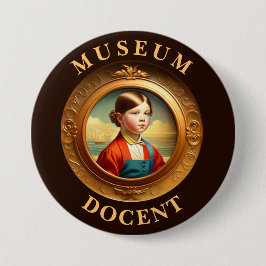 Museum Docent Button