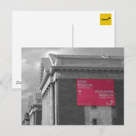 Museum en Pergamon Museum Briefkaart (Voorkant / Achterkant)