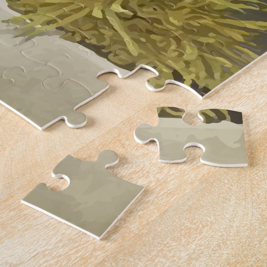 Museum Floral Print Legpuzzel (Zijkant)