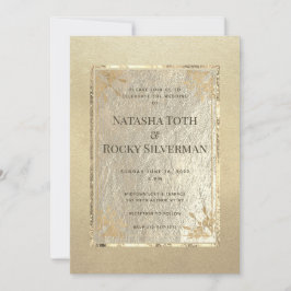 Museum Gold Affair Wedding & Party Kaart