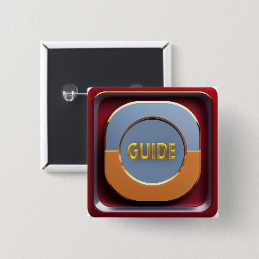 Museum Guide Button (Voorkant /achterkant)