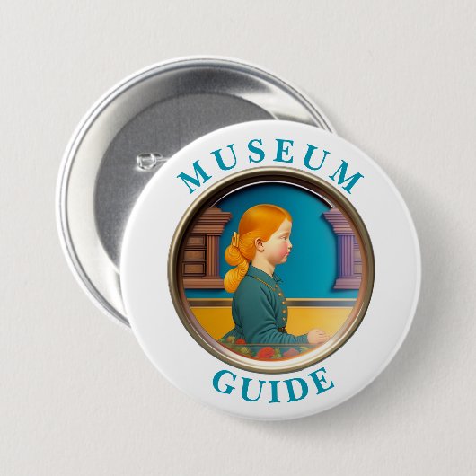 Museum Guide Button (Voorkant /achterkant)