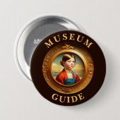 Museum Guide Button (Voorkant /achterkant)