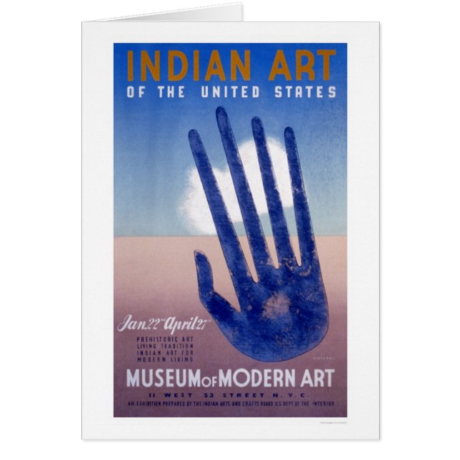 Museum Modern Art Indian 1938 WPA (Voorkant)
