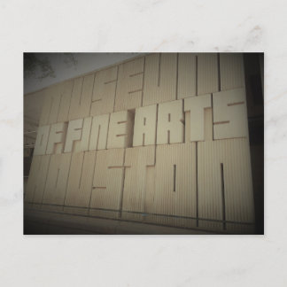 Museum of Fine Arts Houston TX Travel Briefkaart