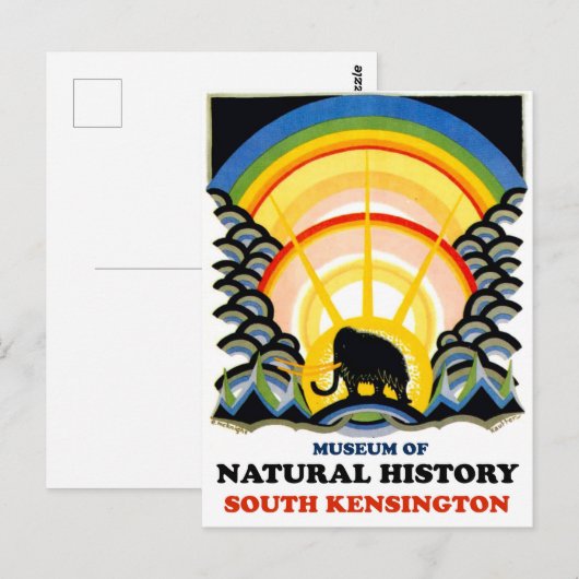 Museum of Natural History (Zuid-Kensington) Briefkaart (Voorkant / Achterkant)