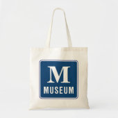 Museum Sign Canvas tas (Voorkant)
