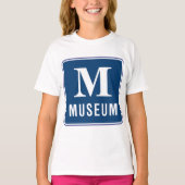 Museum Sign Girls T-Shirt (Voorkant)