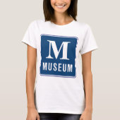 Museum Sign Womens T-Shirt (Voorkant)