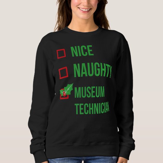 Museum Technicus Funny Pajama Kerstmis Trui (Voorkant)