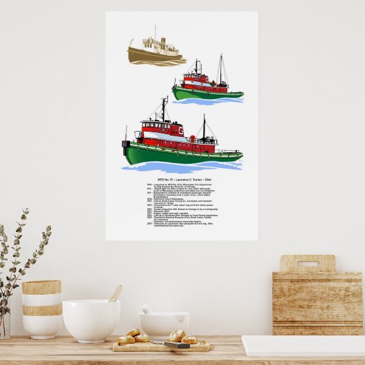 Museum tug Ohio history poster (Keuken)