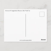 museum van guggenheim briefkaart (Achterkant)