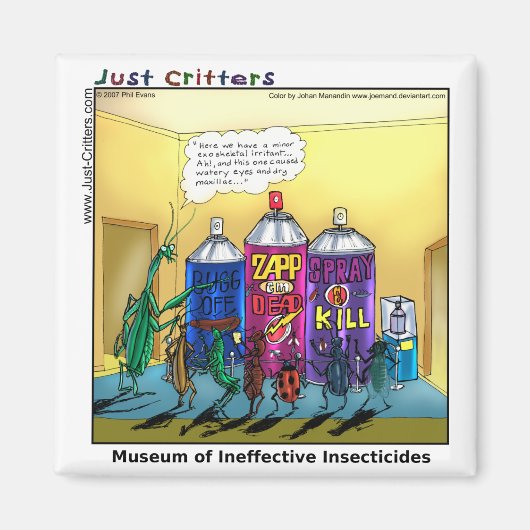 Museum van ineffectieve insecticiden magneet (Voorkant)