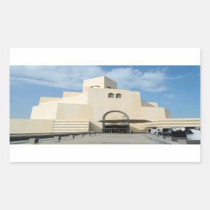 Museum voor Islamitische Kunsten, Qatar rechthoeki Rechthoekige Sticker