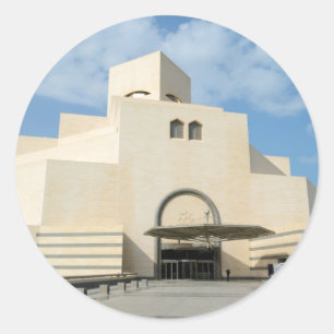 Museum voor Islamitische Kunsten, Qatar rond de st Ronde Sticker