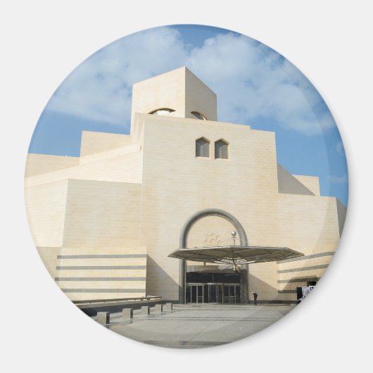 Museum voor Islamitische Kunsten, Qatar ronde magn Magneet (Voorkant)