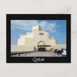 Museum voor Islamitische Kunsten, Qatar zwart brie Briefkaart