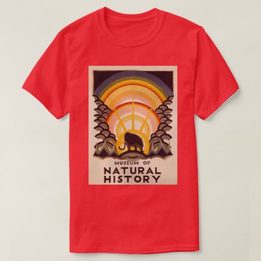 Museum voor Natuurgeschiedenis T-shirt (Design voorkant)