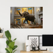Museum voor Natuurhistorie Elephant Poster (Thuiskantoor)