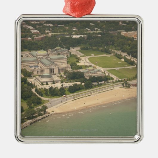 museum voor wetenschap en industrie in Chicago Ill Metalen Ornament (Voorkant)
