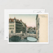 Museumbrucke, Nurnberg, Vintage van Duitsland Briefkaart (Voorkant / Achterkant)