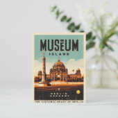 Museumeiland Berlijn - het historische hart van Be Briefkaart (Staand voorkant)