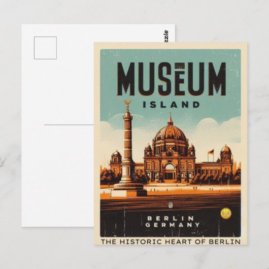 Museumeiland Berlijn - het historische hart van Be Briefkaart (Voorkant / Achterkant)