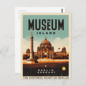 Museumeiland berlijn-het historische hart van Berl Briefkaart (Voorkant / Achterkant)