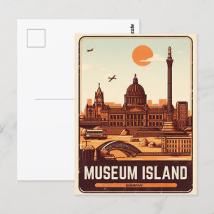 Museumeiland berlijn-het historische hart van Berl Briefkaart