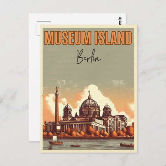 Museumeiland berlijn-het historische hart van Berl Briefkaart (Voorkant / Achterkant)