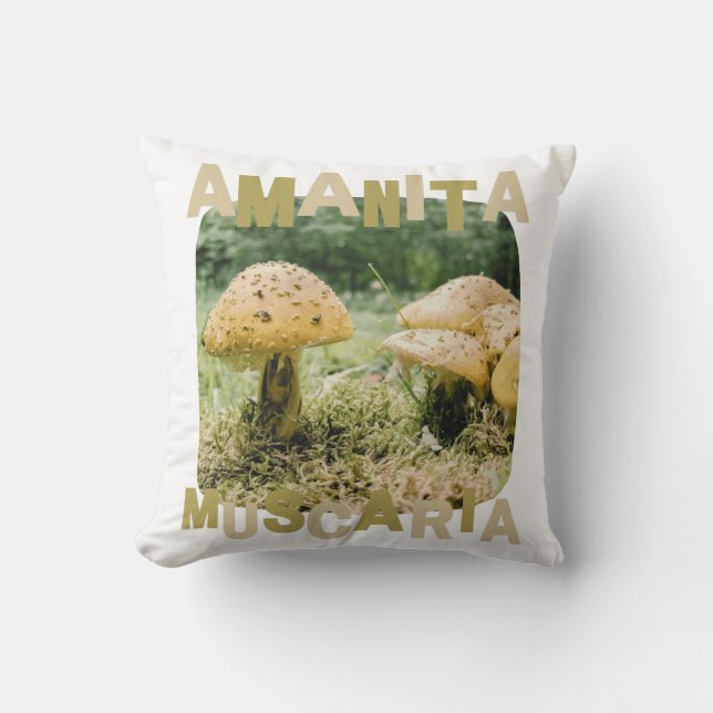 Museumkamer, Amanita Muscaria, Forest Kussen (Voorkant)