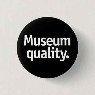 Museumkwaliteit. Ronde Button 3,2 Cm
