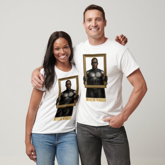Museummedewerker Superheld T-shirt (Unisex)