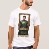 Museummedewerker Superheld T-shirt (Voorkant)