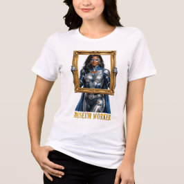 Museummedewerker Superheld T-shirt
