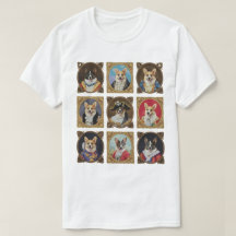  Museummuur, Hilarische Corgi Hondenportretten