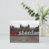 museumplein amsterdam briefkaart (Staand voorkant)