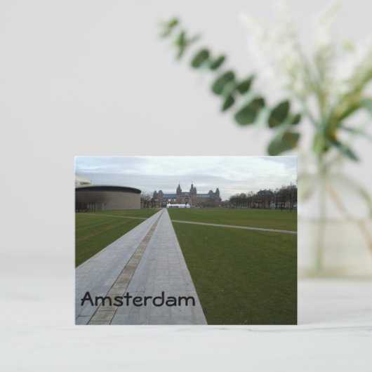Museumplein, Amsterdam Briefkaart (Staand voorkant)
