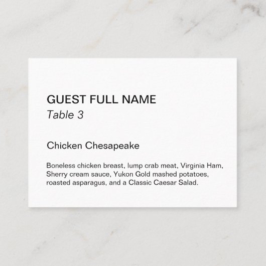 Museumstijl Placard Platte Plaats Kaart Plaatskaartje (Achterkant)