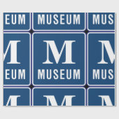 Museumteken inpakpapier (Vlak)