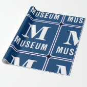 Museumteken inpakpapier (Uitgerold)