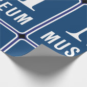 Museumteken inpakpapier