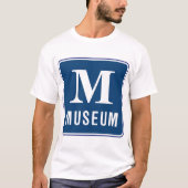 Museumteken Mannen T-shirt (Voorkant)